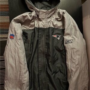 Reebok Black and Gray Hooded Jacket